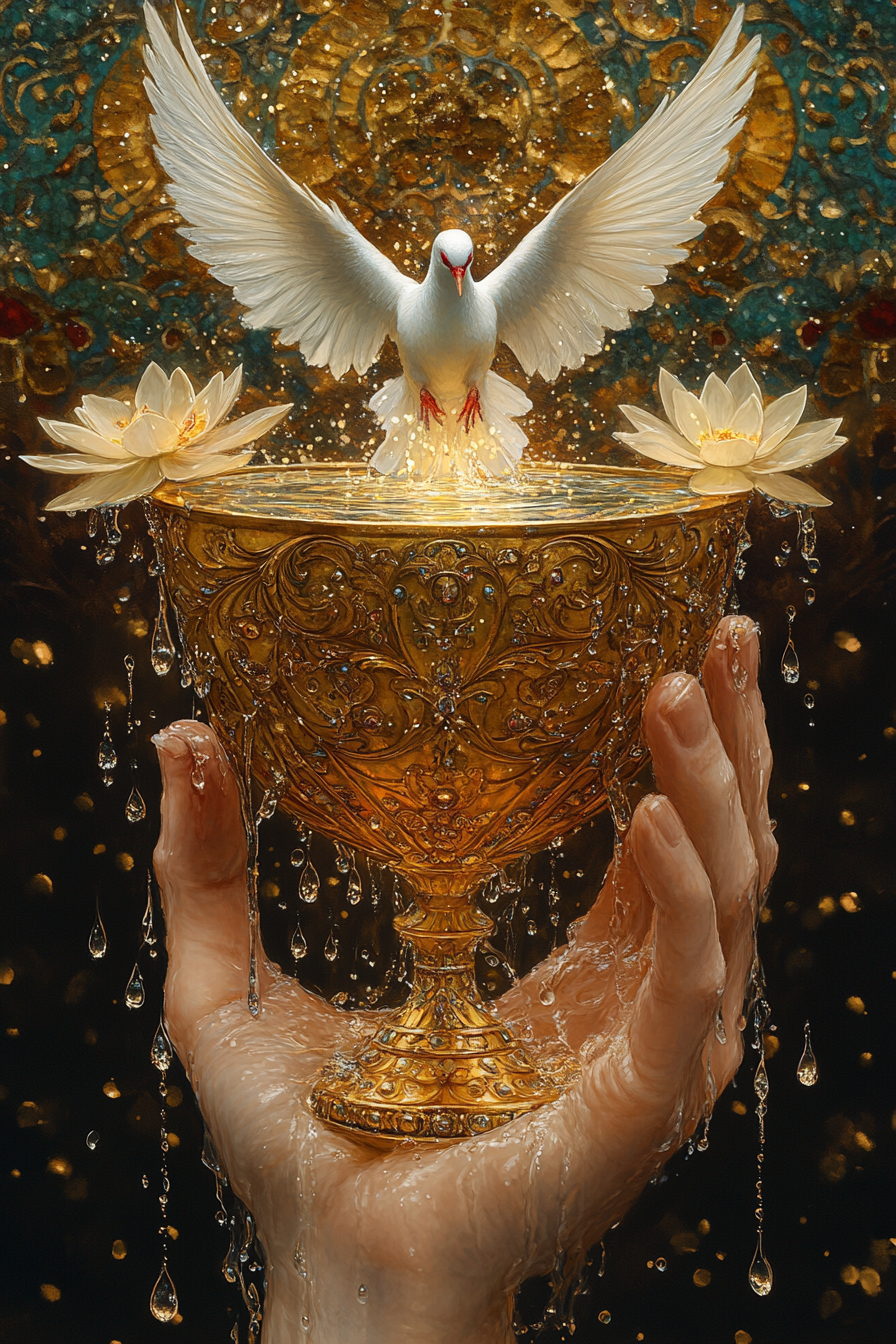 Ace of Cups — illustration from The 4th Tarot