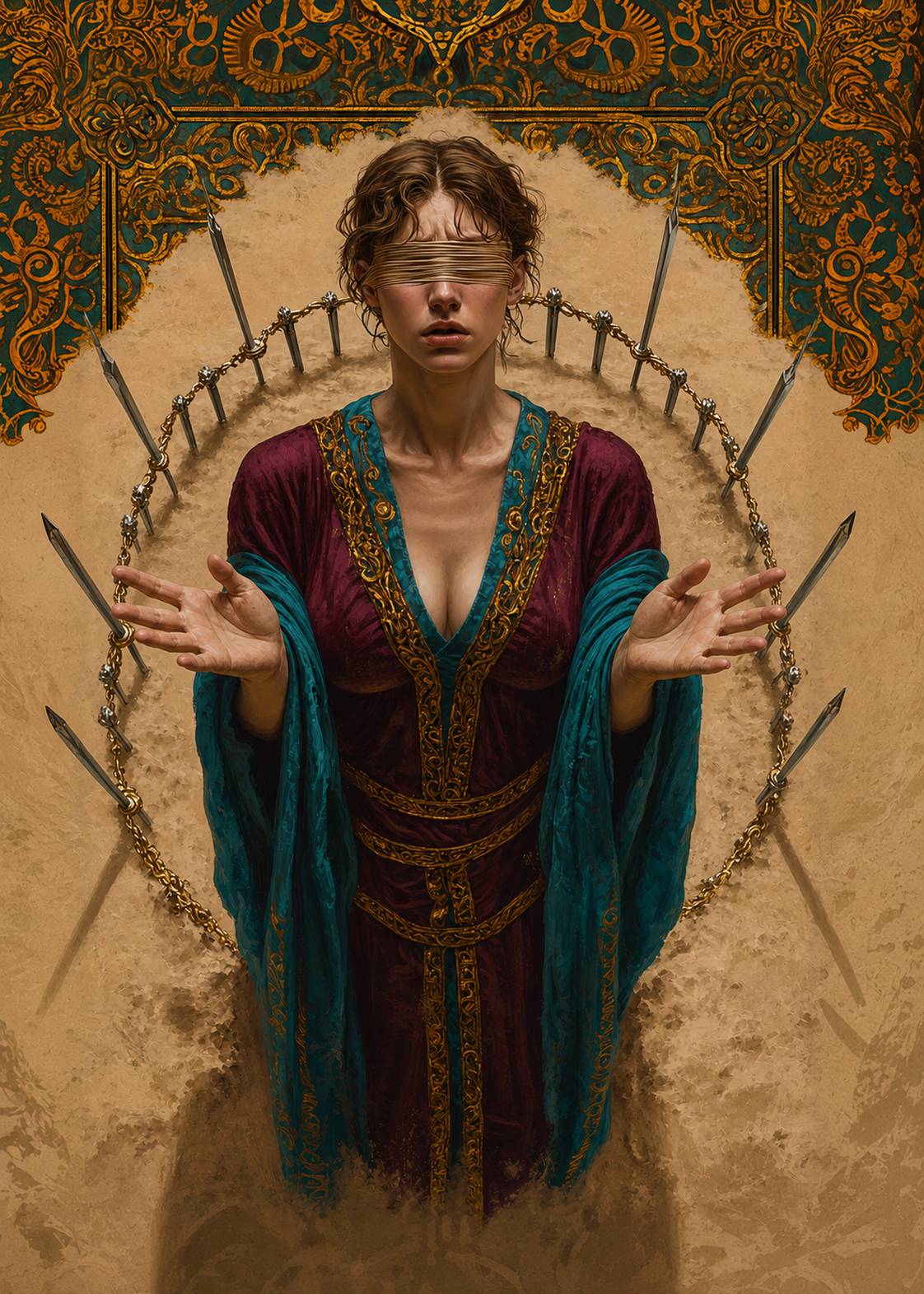 Eight of Swords — illustration from The 4th Tarot