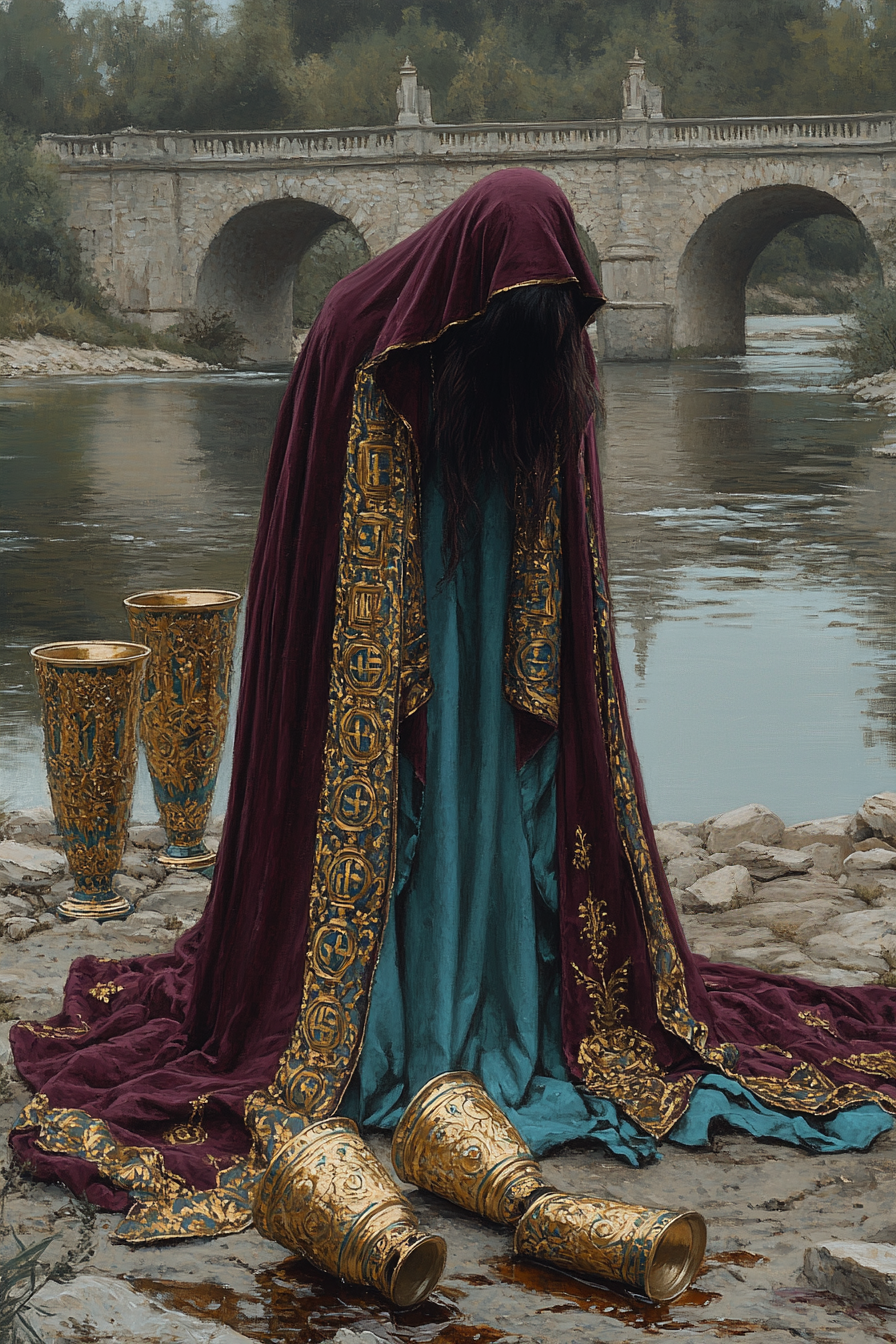 Five of Cups — illustration from The 4th Tarot
