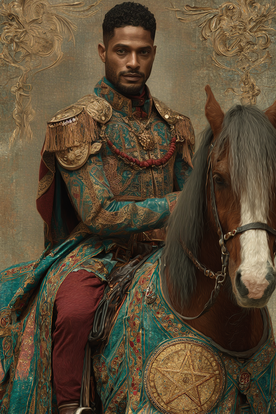 Knight of Pentacles — illustration from The 4th Tarot