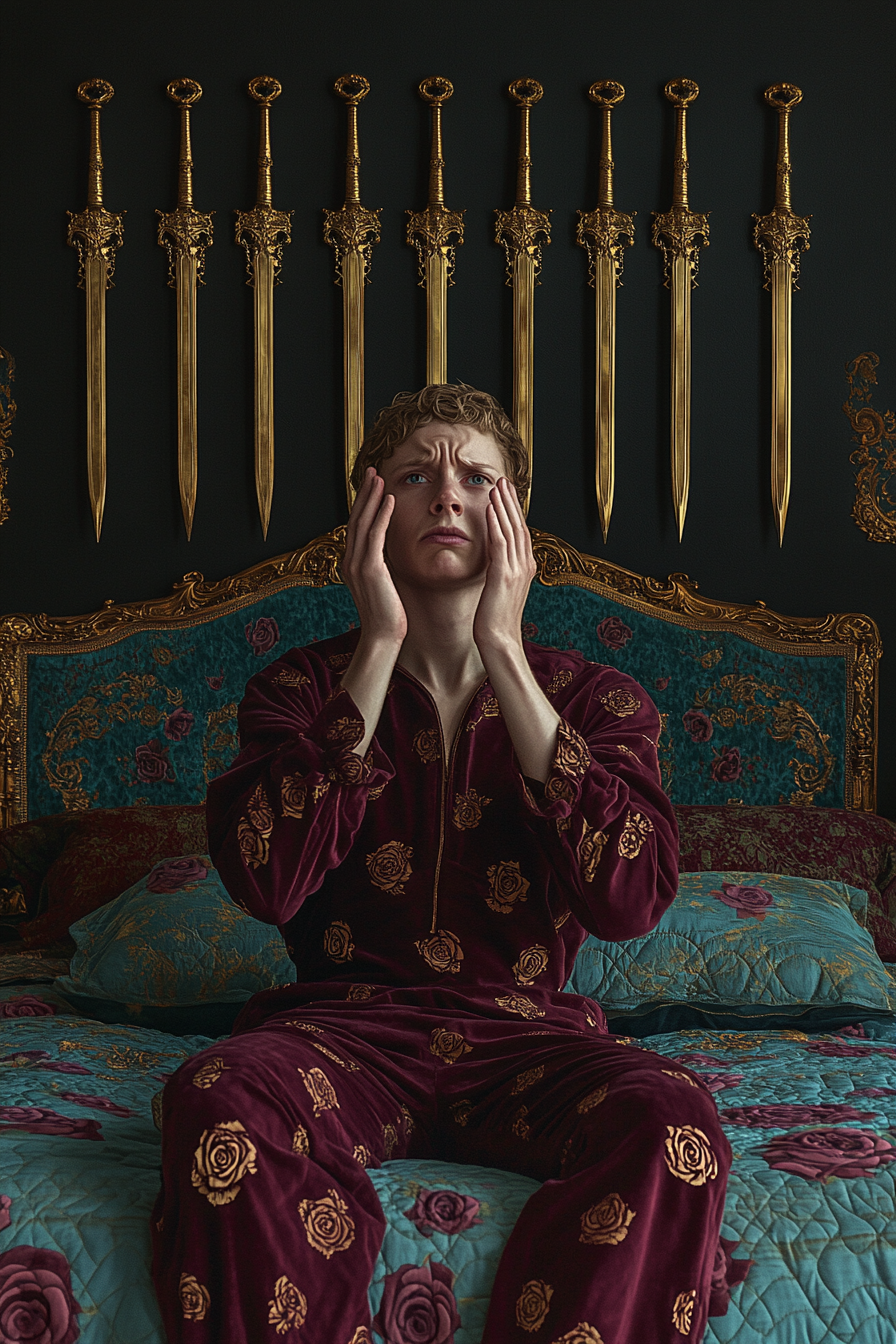 Nine of Swords — illustration from The 4th Tarot