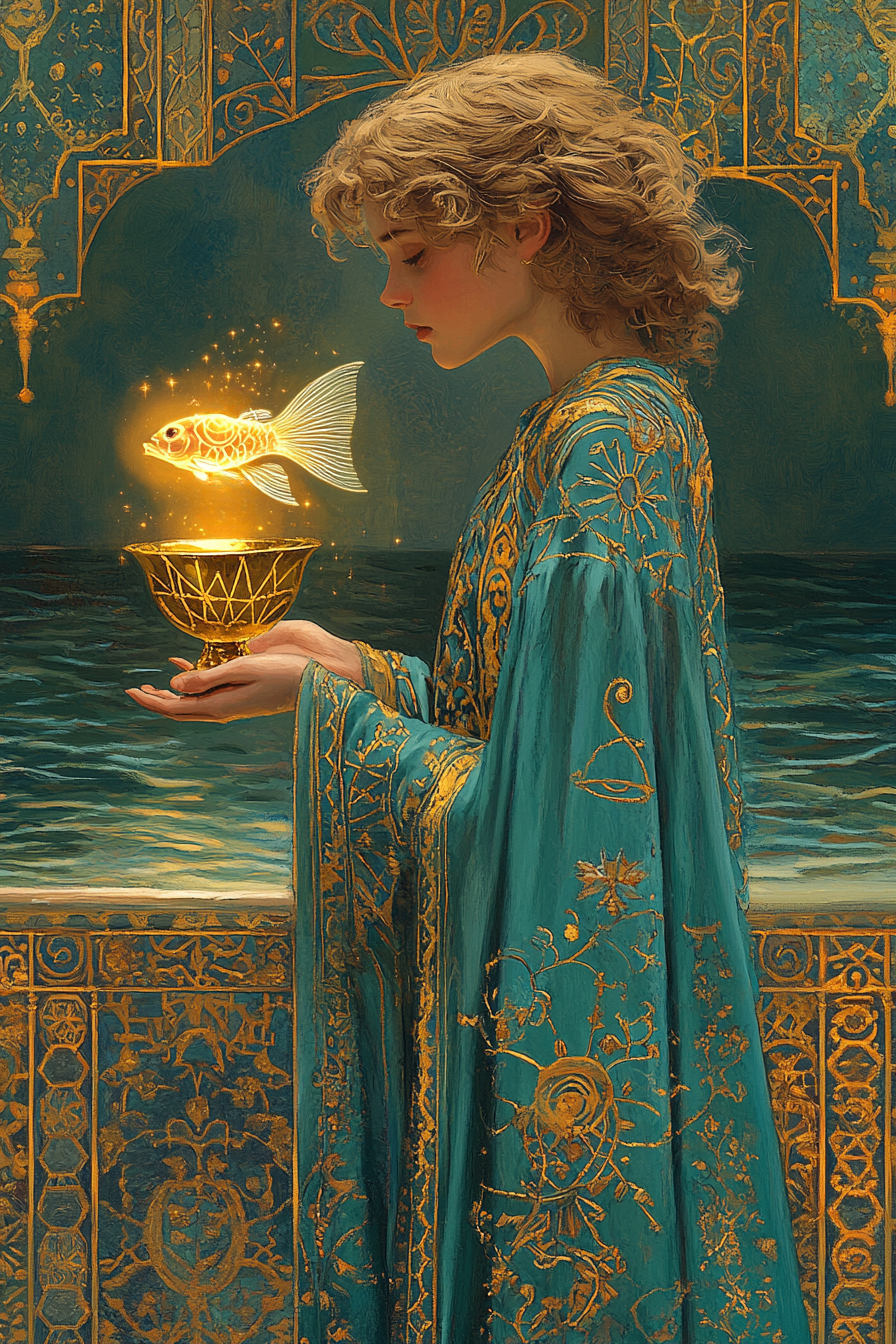 Page of Cups — illustration from The 4th Tarot