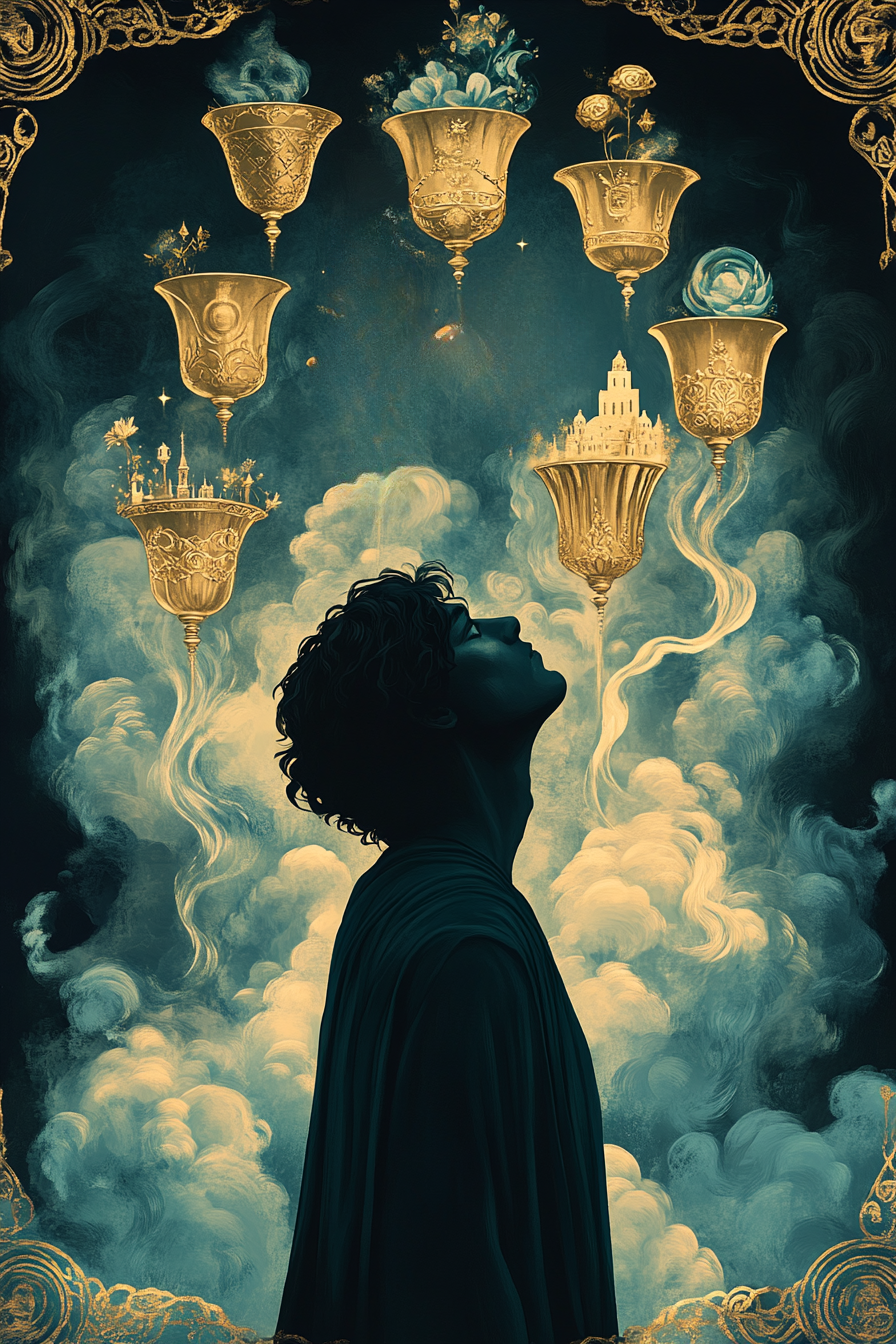 Seven of Cups — illustration from The 4th Tarot