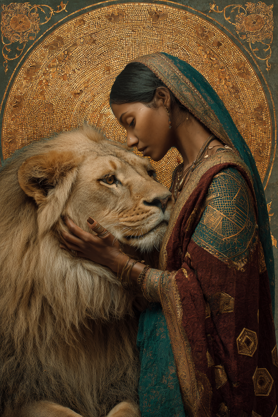 Strength — illustration from The 4th Tarot