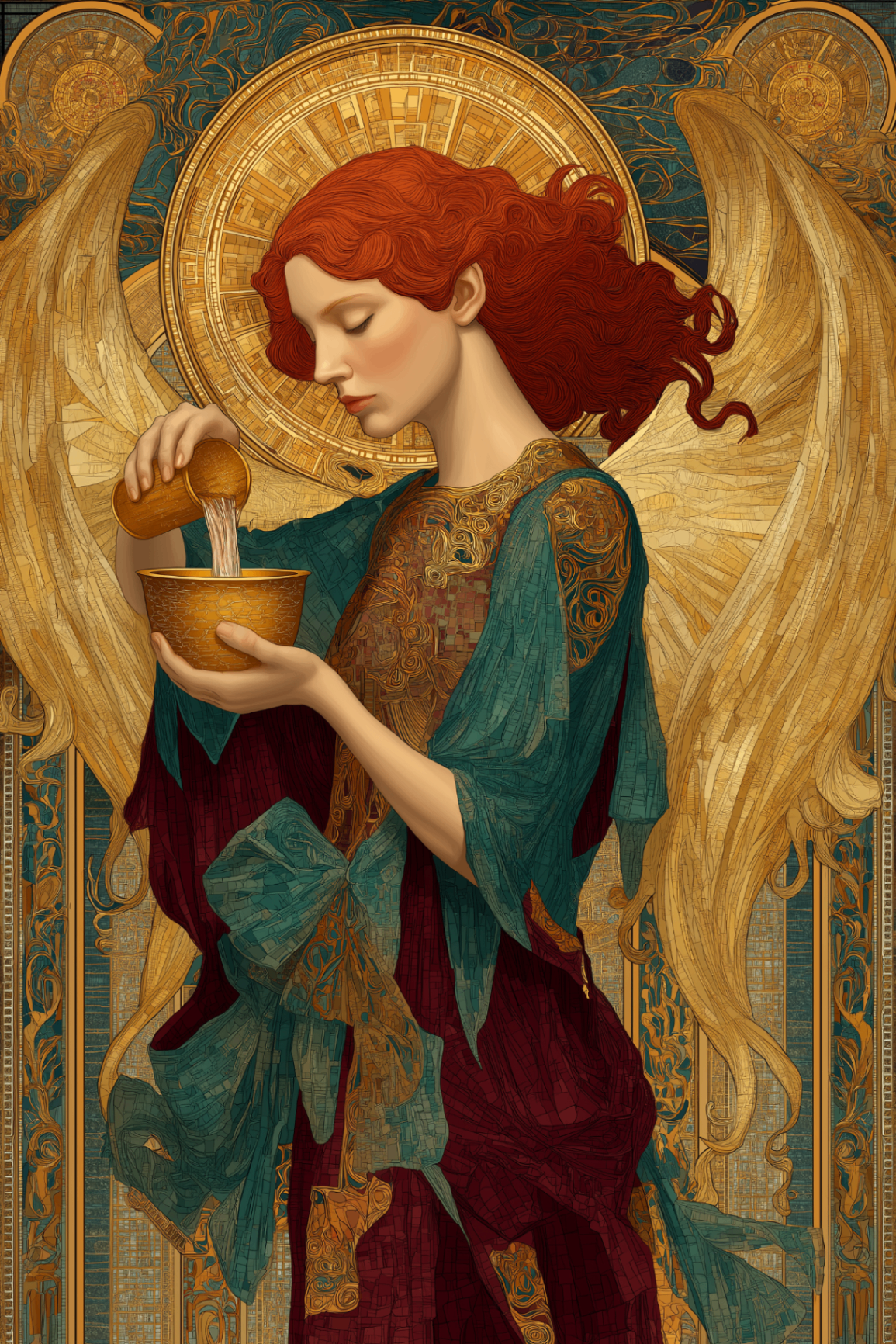 Temperance — illustration from The 4th Tarot