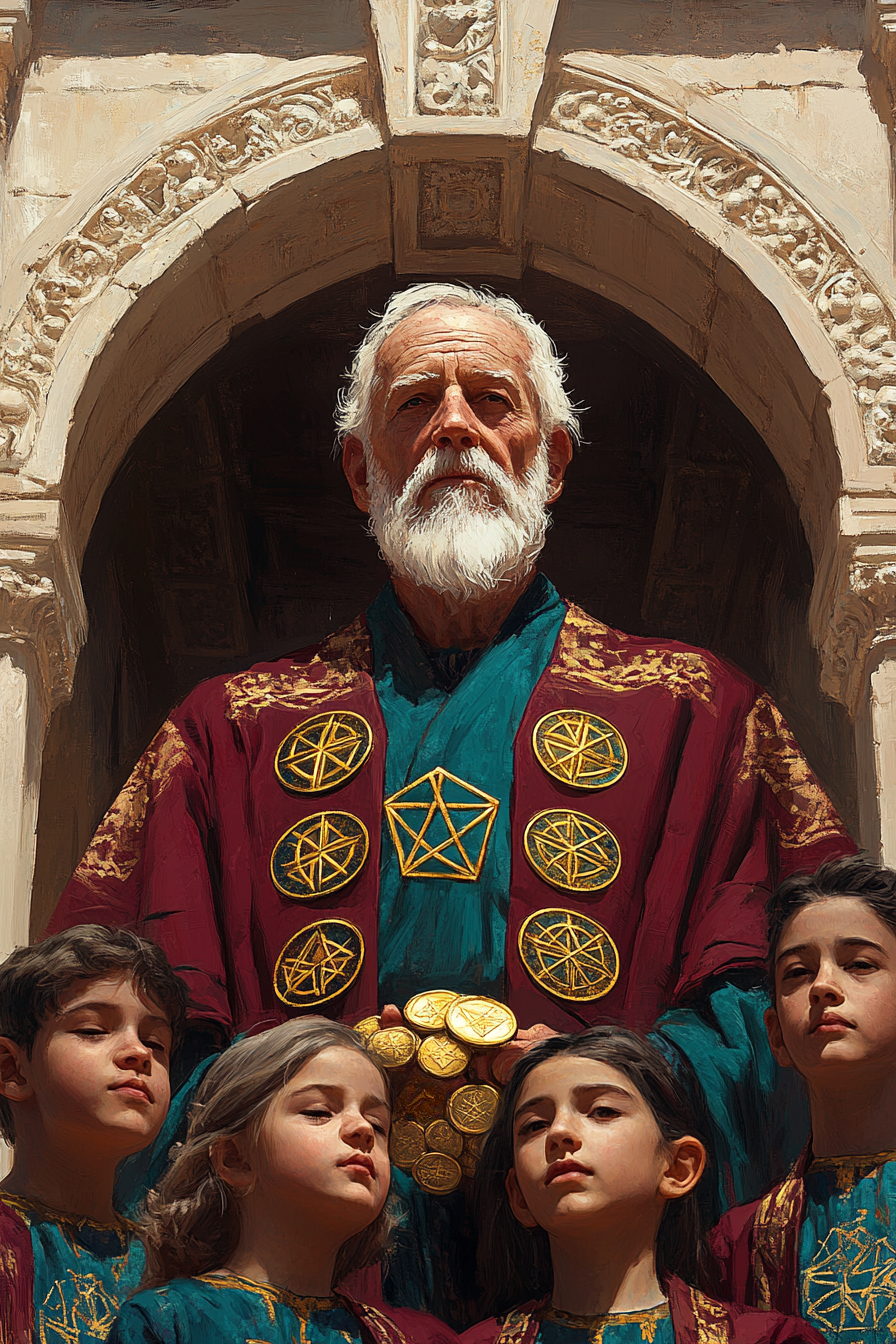 Ten of Pentacles — illustration from The 4th Tarot