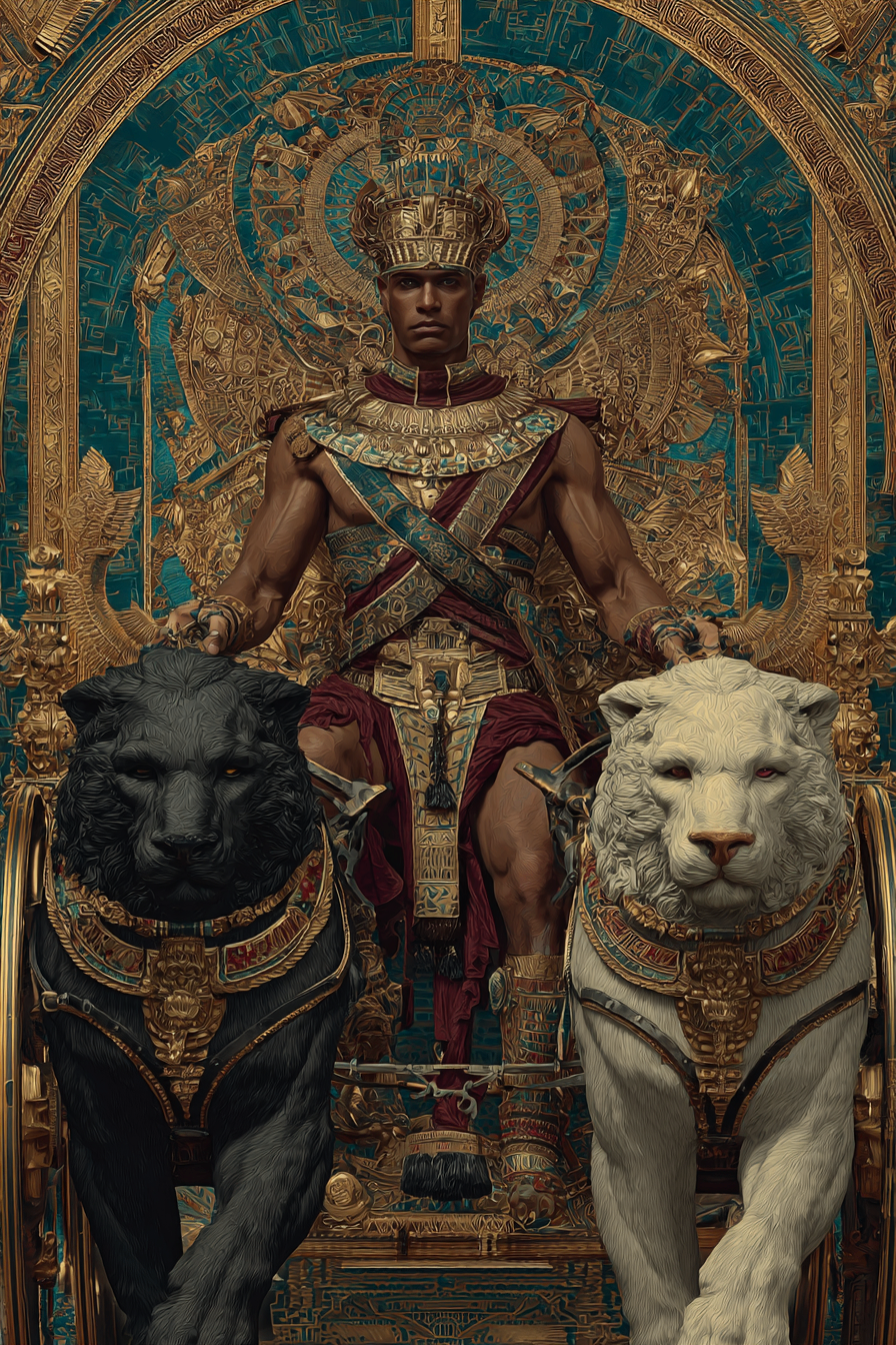The Chariot — illustration from The 4th Tarot