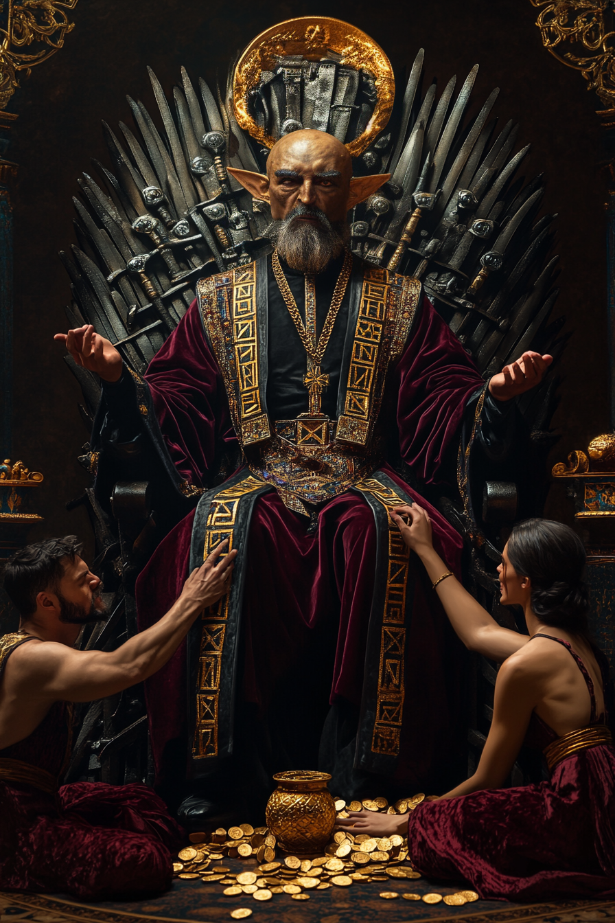 The Devil — illustration from The 4th Tarot