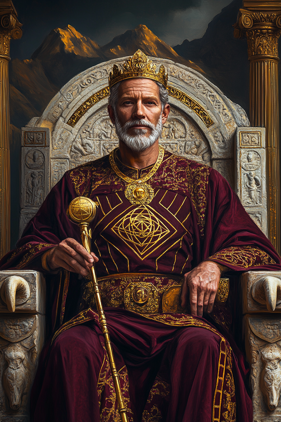The Emperor — illustration from The 4th Tarot
