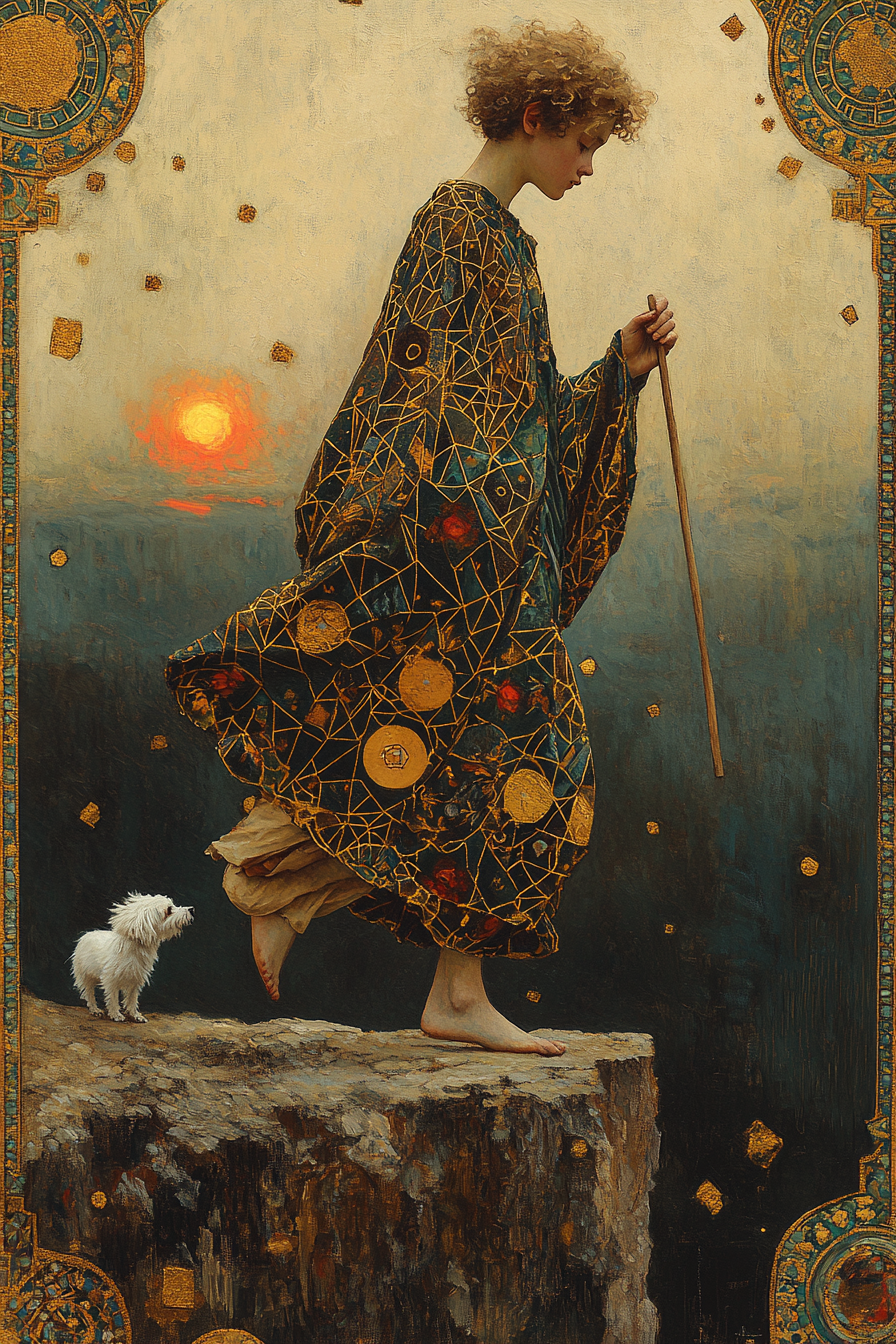The Fool — illustration from The 4th Tarot