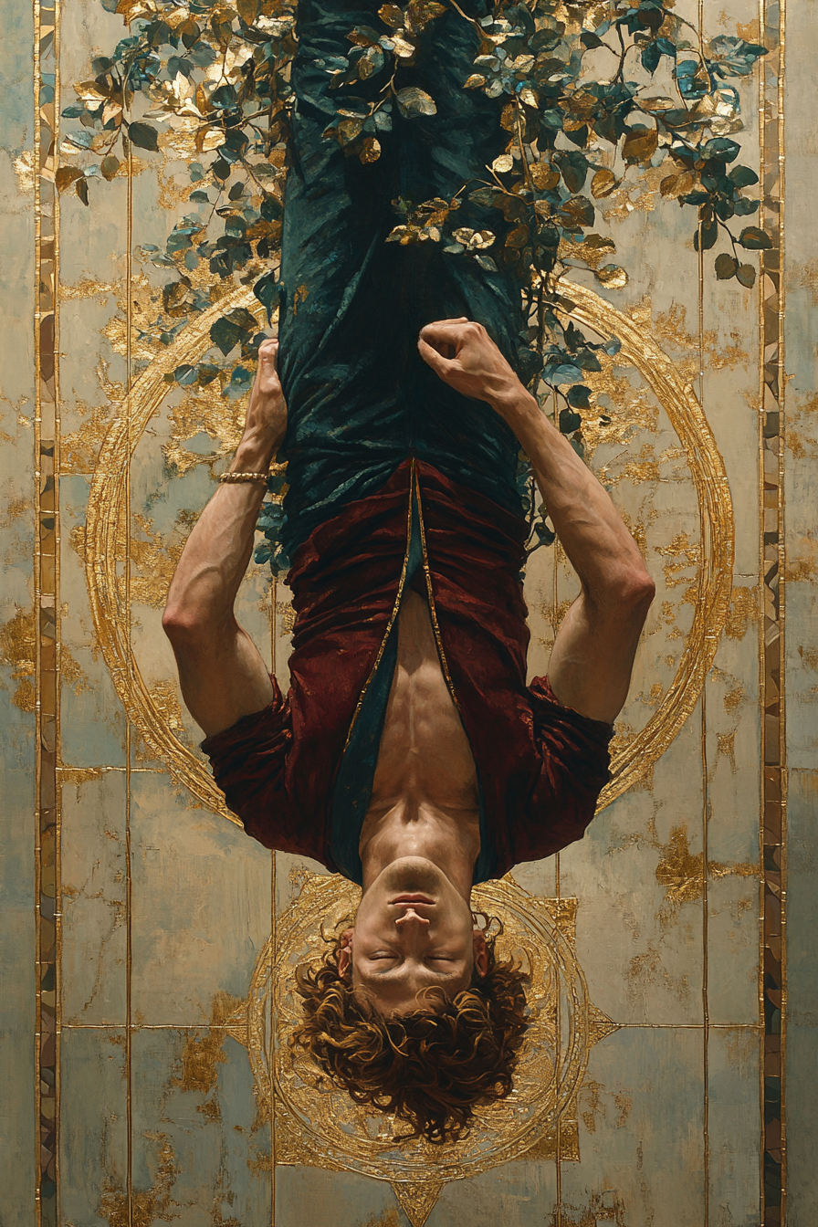The Hanged Man — illustration from The 4th Tarot
