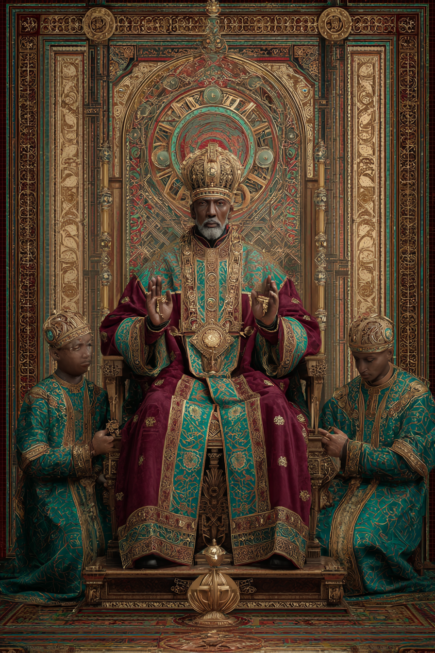 The Hierophant — illustration from The 4th Tarot