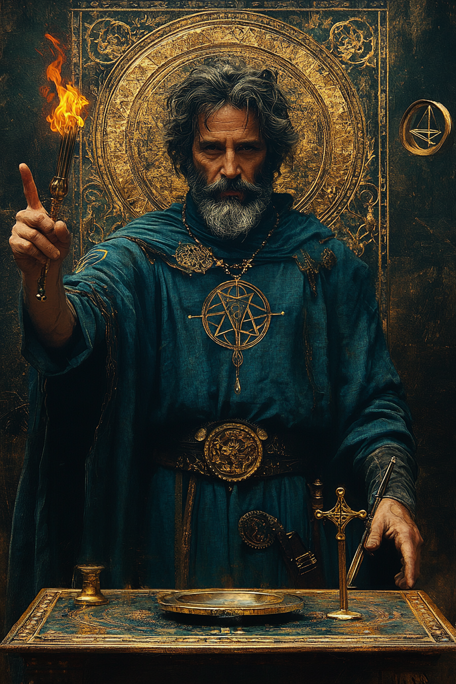 The Magician — illustration from The 4th Tarot