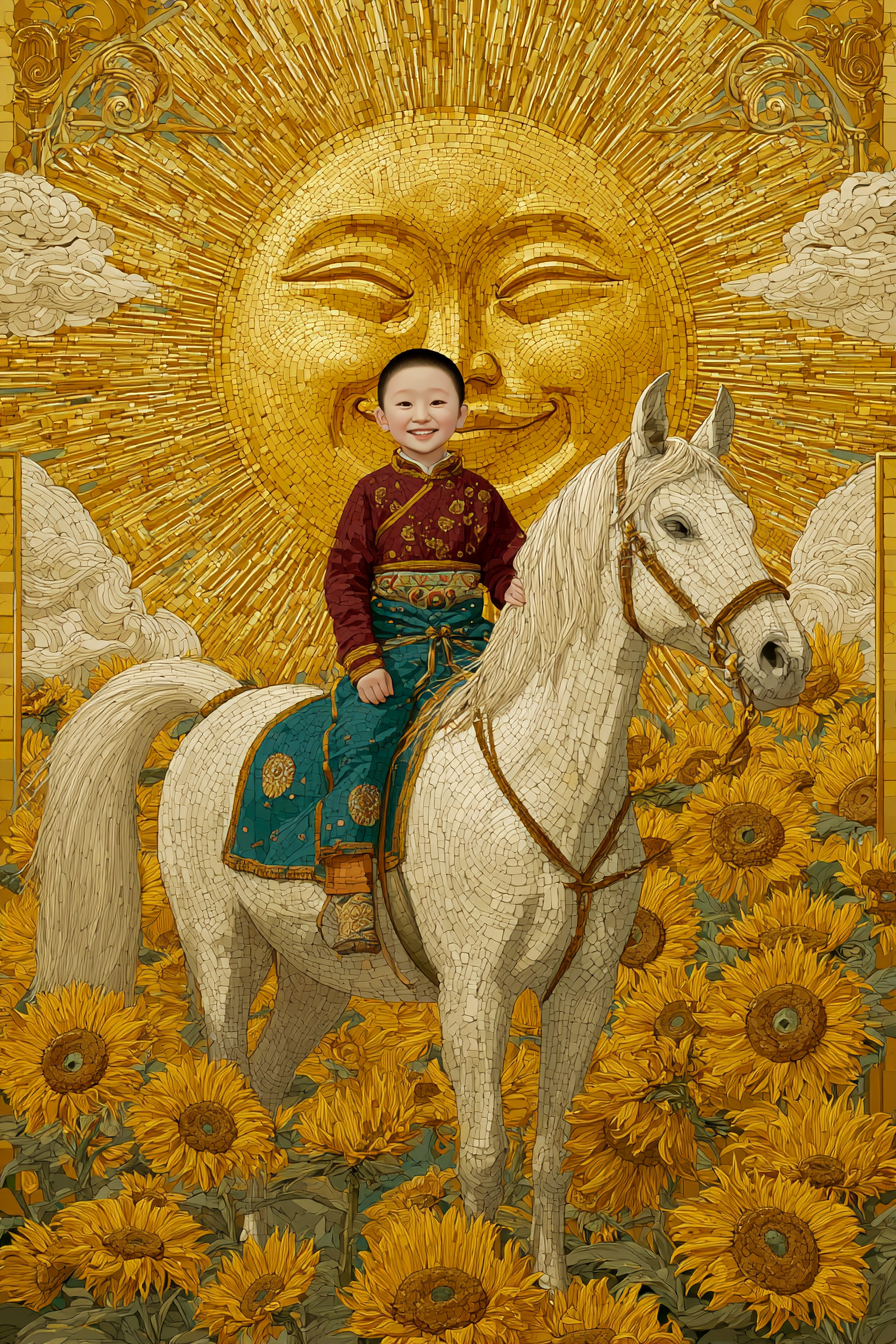 The Sun — illustration from The 4th Tarot