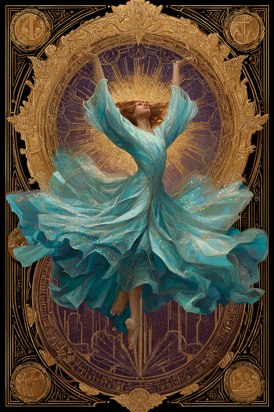 The World — illustration from The 4th Tarot