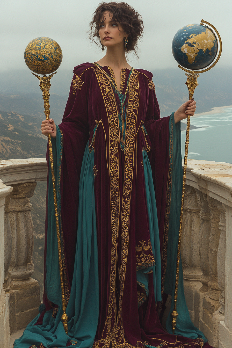 Two of Wands — illustration from The 4th Tarot